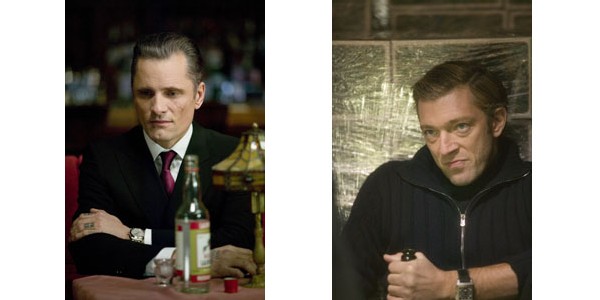 Viggo Mortensen et Vincent Cassel dans Les Promesses de l'Ombre Viggo Mortensen et Vincent Cassel dans Les Promesses de l'Ombre