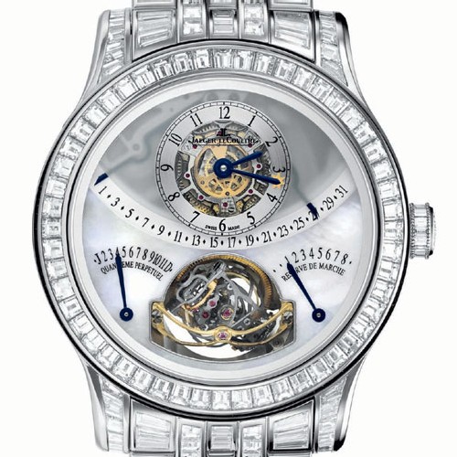 Deux Jaeger-LeCoultre gyrotourbillons sertis exceptionnels vendus par la maison Dubail à Paris Deux Jaeger-LeCoultre gyrotourbillons sertis exceptionnels vendus par la maison Dubail à Paris