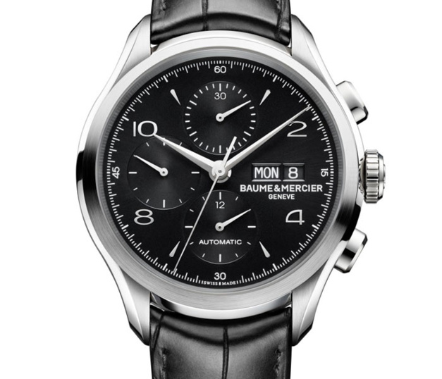 Baume et Mercier chronographe Clifton : come-back du black Baume et Mercier chronographe Clifton : come-back du black