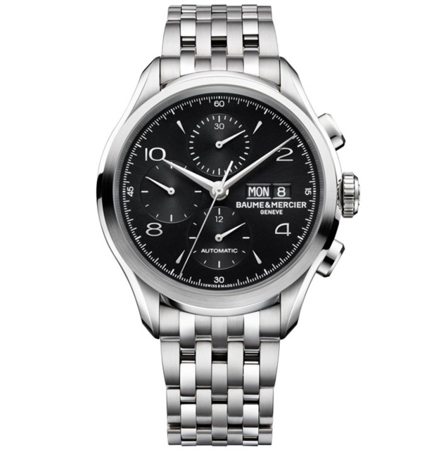 Baume et Mercier chronographe Clifton : come-back du black Baume et Mercier chronographe Clifton : come-back du black