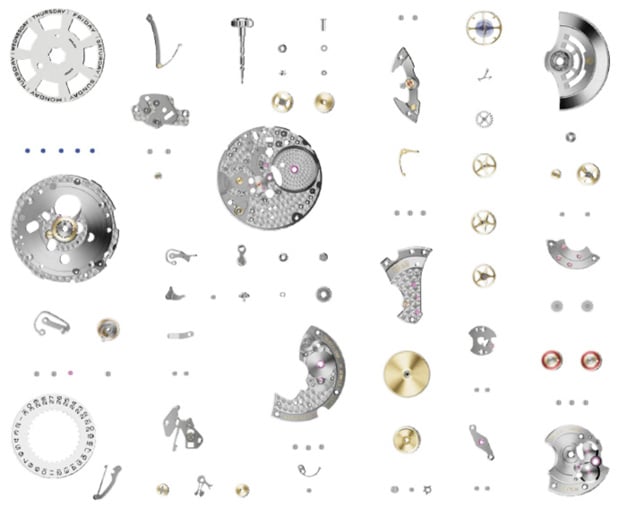 éclaté du calibre Rolex 3255 éclaté du calibre Rolex 3255
