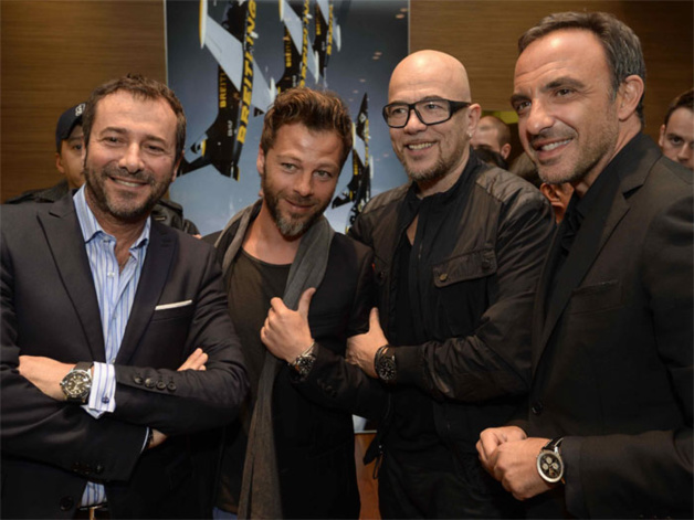 Bernard Montiel, Christophe Maé, Pascal Obispo et Nikos Aliagas Bernard Montiel, Christophe Maé, Pascal Obispo et Nikos Aliagas