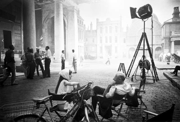 Audrey Hepburn and George Cukor on My Fair Lady © Bob Willoughby