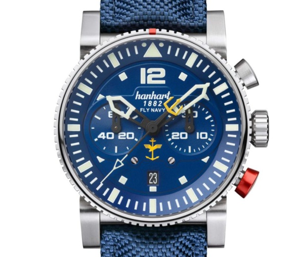 Hanhart Primus Fly Navy : un chronographe pour les commandos de l'Aéronavale Allemande