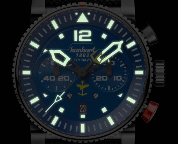 Hanhart Primus Fly Navy : un chronographe pour les commandos de l'Aéronavale Allemande