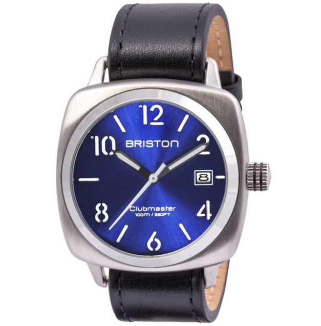 Briston Clubmaster acier brossé