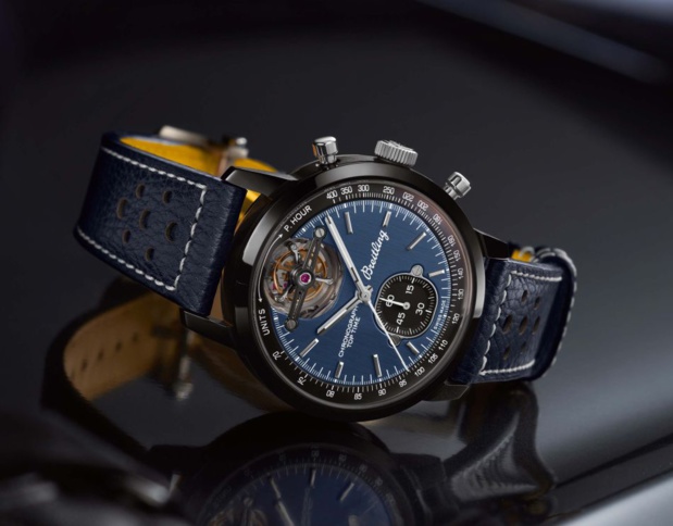 Breitling Top Time Classic Cars Toubillon : une très belle version avec cadran en loupe de noyer