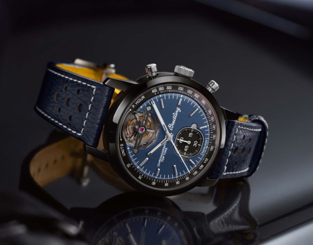 Breitling Top Time Classic Cars Toubillon : une très belle version avec cadran en loupe de noyer Breitling Top Time Classic Cars Toubillon : une très belle version avec cadran en loupe de noyer