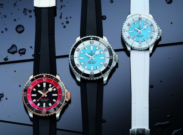 Trois Breitling Superocean en 36 et 44 mm en exclusivité chez Bucherer Trois Breitling Superocean en 36 et 44 mm en exclusivité chez Bucherer