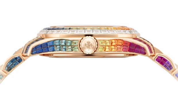 Patek Philippe : une Aquanaut répétition minutes Luce "Rainbow" Haute Joaillerie Patek Philippe : une Aquanaut répétition minutes Luce "Rainbow" Haute Joaillerie