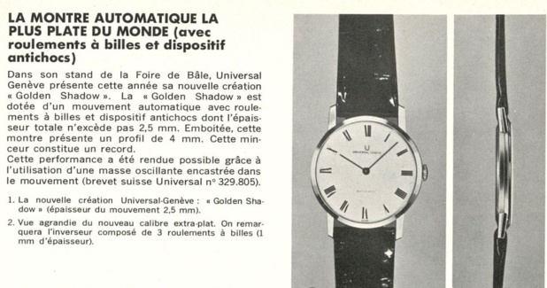 Breitling rachète Universal Genève ! Breitling rachète Universal Genève !