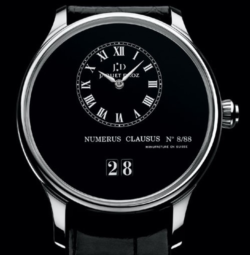 Ligne noir absolu de Jaquet Droz : six modèles au cadran émail grand feu noir édités à 88 exemplaires chacun Ligne noir absolu de Jaquet Droz : six modèles au cadran émail grand feu noir édités à 88 exemplaires chacun