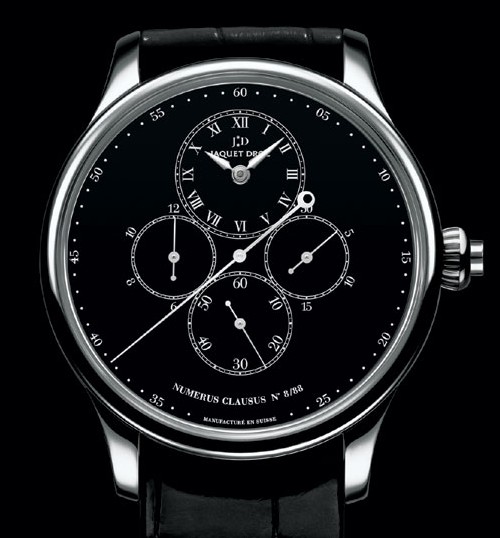 Ligne noir absolu de Jaquet Droz : six modèles au cadran émail grand feu noir édités à 88 exemplaires chacun Ligne noir absolu de Jaquet Droz : six modèles au cadran émail grand feu noir édités à 88 exemplaires chacun