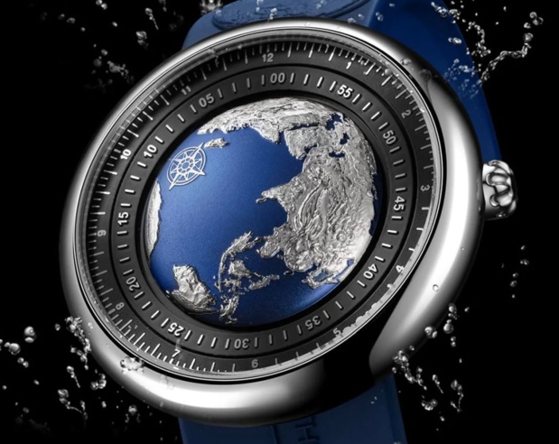 CIGA Design Blue Planet : le temps planisphère