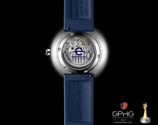 CIGA Design Blue Planet : le temps planisphère CIGA Design Blue Planet : le temps planisphère