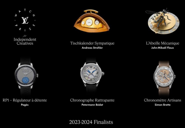 Louis Vuitton Watch Prize for Independant Creatives : les cinq finalistes enfin dévoilés