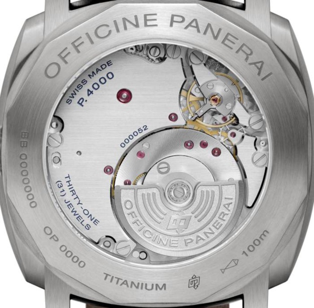 Panerai Radiomir 1940 3 Days Automatic Titanio : le retour du micro-rotor