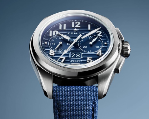 Zenith : deux Pilot avec cadrans bleus en éditions "Boutique" exclusives ! Zenith : deux Pilot avec cadrans bleus en éditions "Boutique" exclusives !