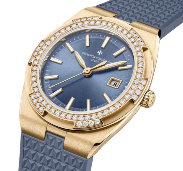 Vacheron Constantin : lancement d'une Overseas quartz en or rose 33 mm Vacheron Constantin : lancement d'une Overseas quartz en or rose 33 mm