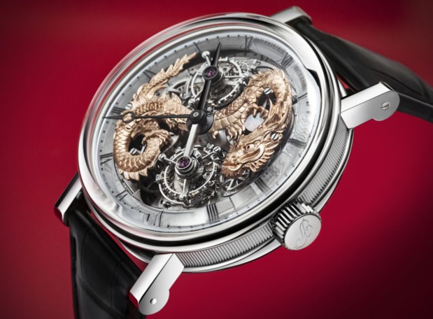 Breguet Classique Double Tourbillon Dragon : un dragon entre deux tourbillons Breguet Classique Double Tourbillon Dragon : un dragon entre deux tourbillons