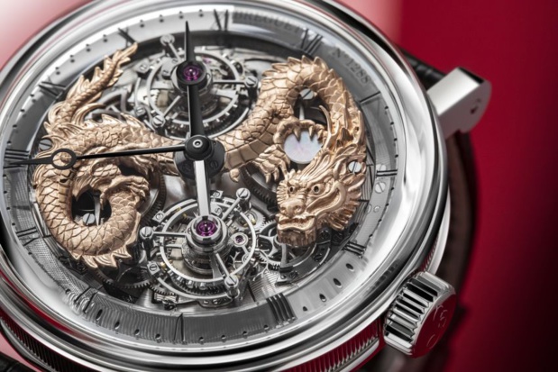 Breguet Classique Double Tourbillon Dragon : un dragon entre deux tourbillons Breguet Classique Double Tourbillon Dragon : un dragon entre deux tourbillons