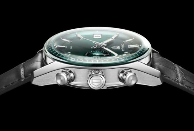 Chronographe TAG Heuer Carrera Dato : esprit vintage et cadran vert Chronographe TAG Heuer Carrera Dato : esprit vintage et cadran vert