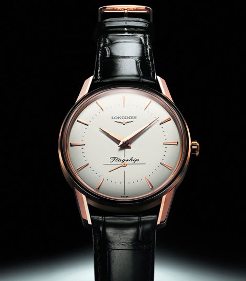 Longines Flagship réédition 2007 en or rose