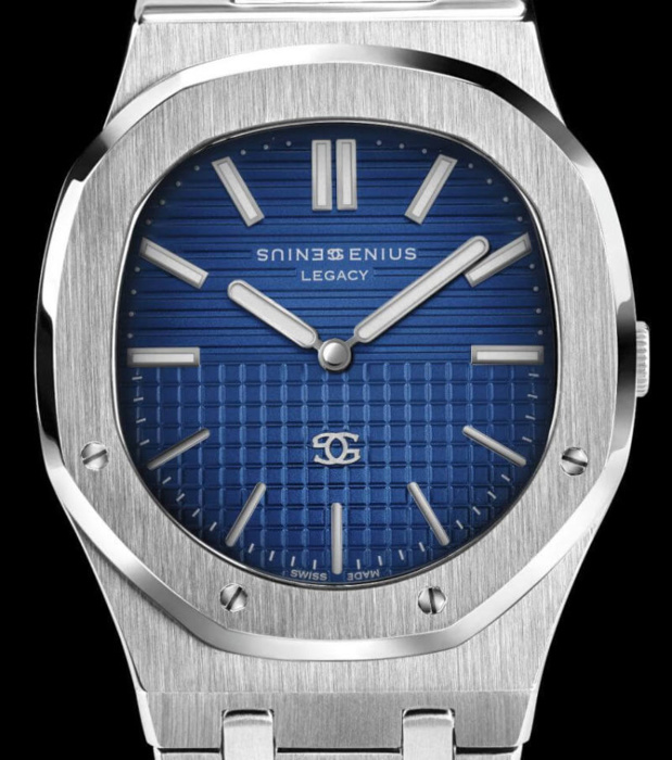 Genius "Hommage" à Gérald Genta : montre sport-chic 50/50 Genius "Hommage" à Gérald Genta : montre sport-chic 50/50