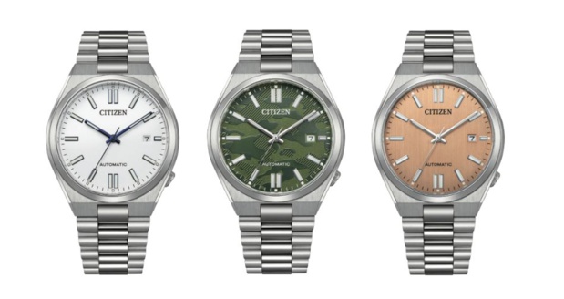 Citizen : trois nouvelles Tsuyosa dont une très belle version "camo" Citizen : trois nouvelles Tsuyosa dont une très belle version "camo"
