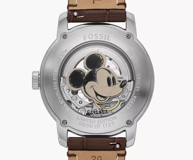 Fossil Sketch Disney Mickey Mouse : croquis d'heure Fossil Sketch Disney Mickey Mouse : croquis d'heure