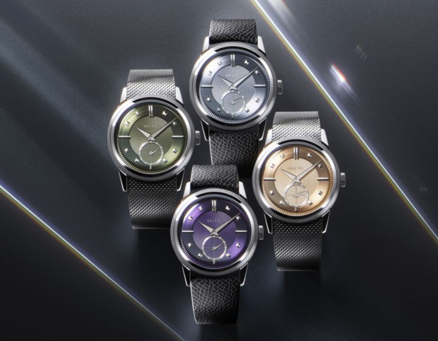 Baltic Prismic : montre de ville d'inspiration vintage avec boitier bi-matière en acier et titane Baltic Prismic : montre de ville d'inspiration vintage avec boitier bi-matière en acier et titane