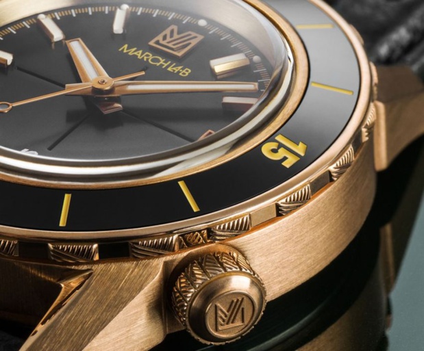 March LA.B : une Belza "bronzo" avec cadran noir en catalogue March LA.B : une Belza "bronzo" avec cadran noir en catalogue
