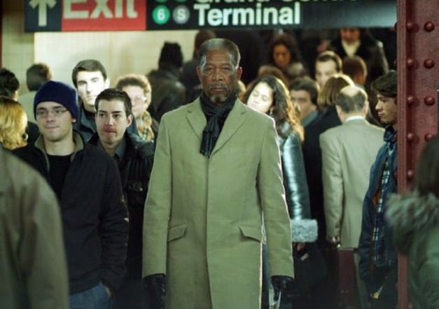 The code : Morgan Freeman porte un chrono Breitling Aerospace The code : Morgan Freeman porte un chrono Breitling Aerospace