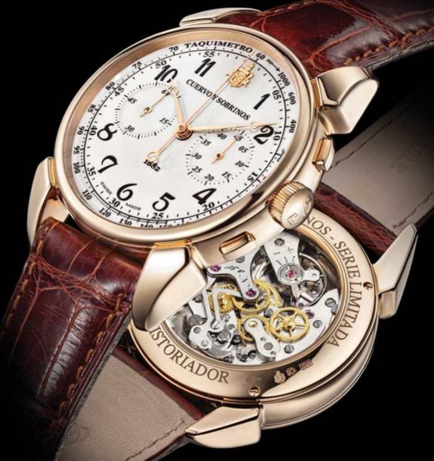 Cuervo y Sobrinos Historiador Chronografo Landeron Limited Edition : 50 ex ! Cuervo y Sobrinos Historiador Chronografo Landeron Limited Edition : 50 ex !