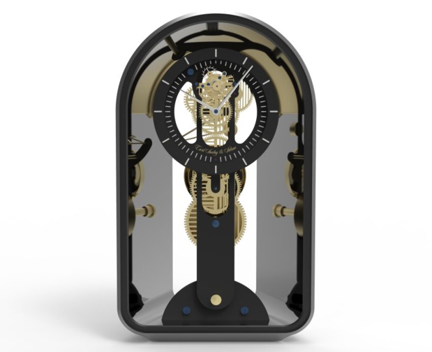 Carl Suchy & Söhne : une splendide horloge de table tourbillon "Made in Austria"