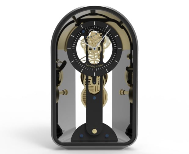 Carl Suchy & Söhne : une splendide horloge de table tourbillon "Made in Austria" Carl Suchy & Söhne : une splendide horloge de table tourbillon "Made in Austria"