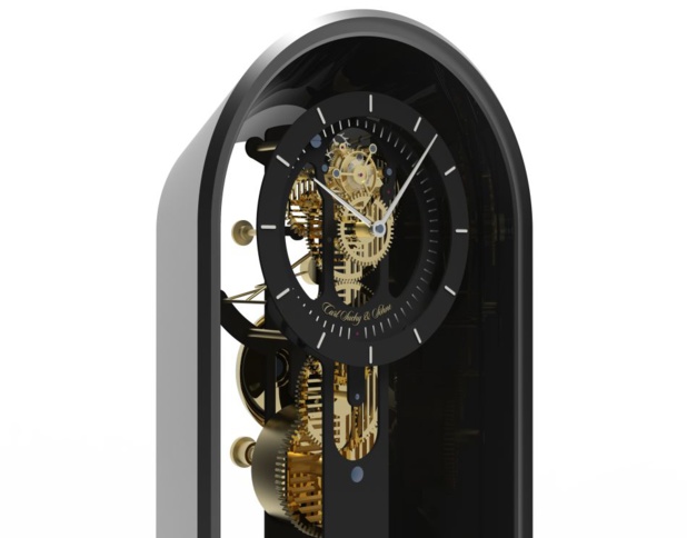 Carl Suchy & Söhne : une splendide horloge de table tourbillon "Made in Austria"
