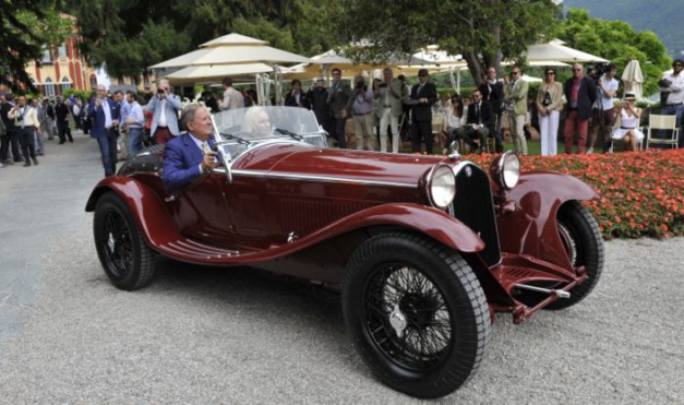 ​C’est cette Alfa Romeo qui remporta la catégorie Best of Show du Concours de la Villa d’Este 2015
