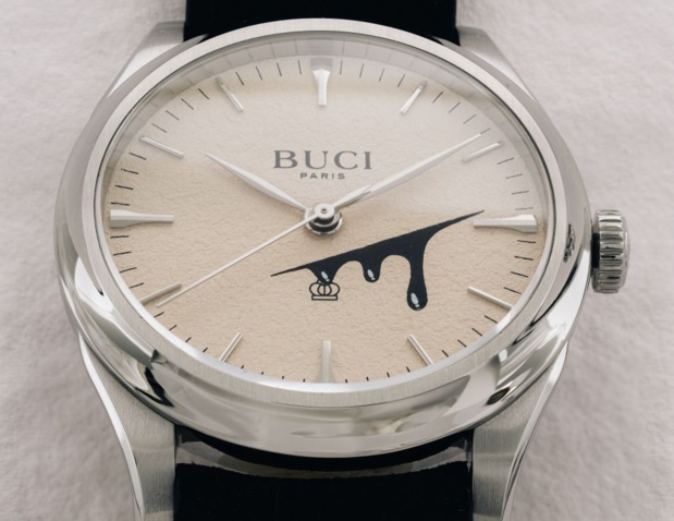 Buci : le temps "sang d'encre" avec seconde/seconde Buci : le temps "sang d'encre" avec seconde/seconde