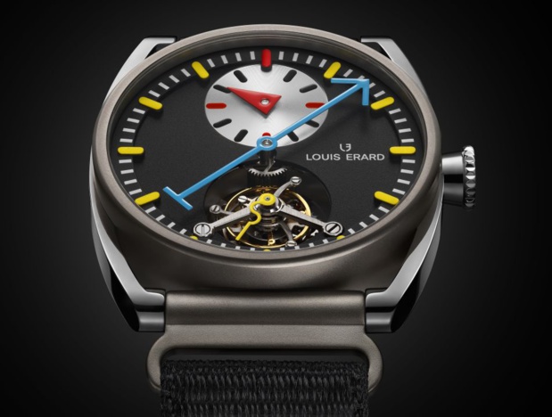 Louis Erard Régulateur Tourbillon x Alain Silberstein noir : 78 exemplaires