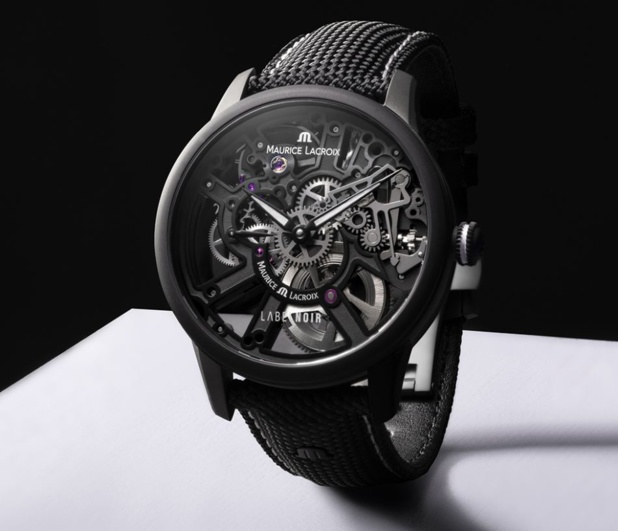 Maurice Lacroix Masterpiece Skeleton x Label Noir : un squelette très contemporain Maurice Lacroix Masterpiece Skeleton x Label Noir : un squelette très contemporain