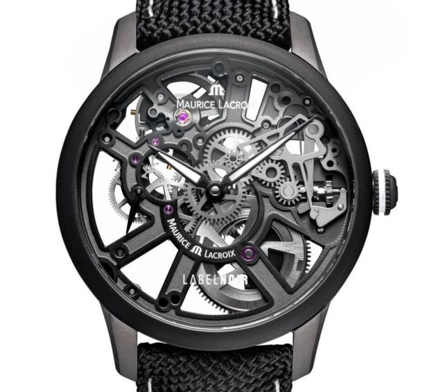 Maurice Lacroix Masterpiece Skeleton x Label Noir : un squelette très contemporain Maurice Lacroix Masterpiece Skeleton x Label Noir : un squelette très contemporain