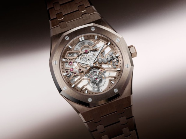 Sand gold : une Royal Oak Audemars Piguet entre or rose et or gris Sand gold : une Royal Oak Audemars Piguet entre or rose et or gris