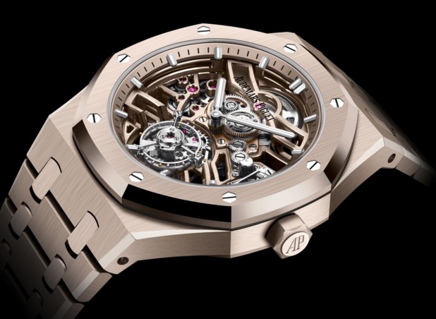 Sand gold : une Royal Oak Audemars Piguet entre or rose et or gris Sand gold : une Royal Oak Audemars Piguet entre or rose et or gris