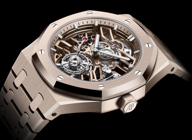 Sand gold : une Royal Oak Audemars Piguet entre or rose et or gris