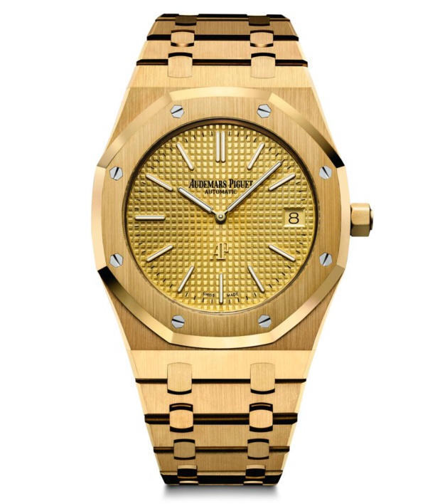 Audemars Piguet : la Royal Oak et l'or, une longue histoire...