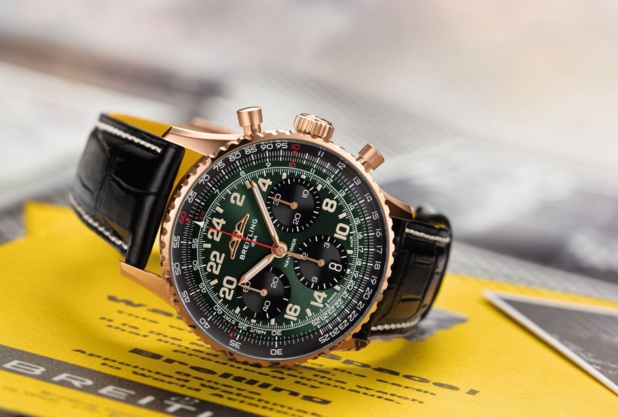 Breitling Navitimer B12 Chronograph 41 Cosmonaute Limited Edition : 250 exemplaires en or rouge