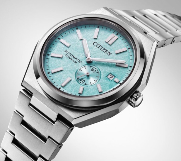 Citizen Super Titanium "Mechanical" : quatre variations dont une turquoise "exclu" Louis Pion