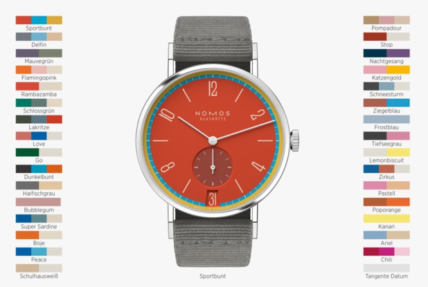 Nomos Tangente 38 Date : 31 modèles et une véritable bouffée d'air frais