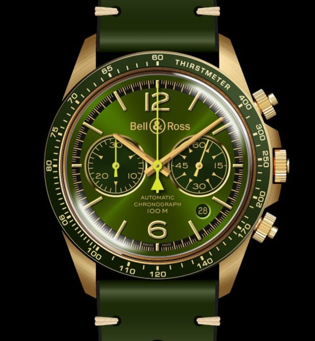 Bell & Ross BR V2-94 Bellytanker Bronze Mint : 50 exemplaires pour le monde Bell & Ross BR V2-94 Bellytanker Bronze Mint : 50 exemplaires pour le monde